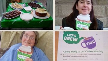 Duffield care home donate coffee morning proceeds to Macmillan